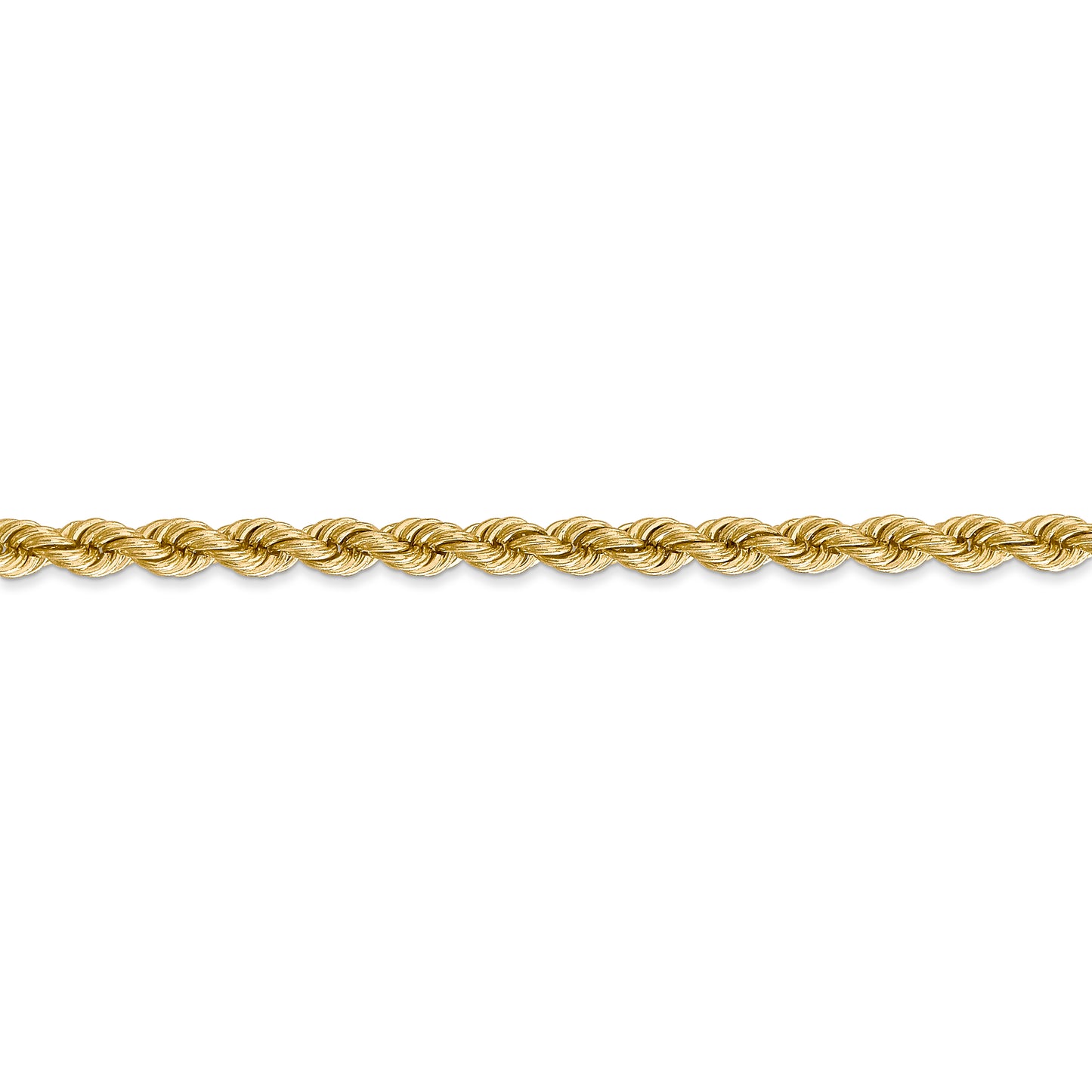 14k 4mm Regular Rope Chain