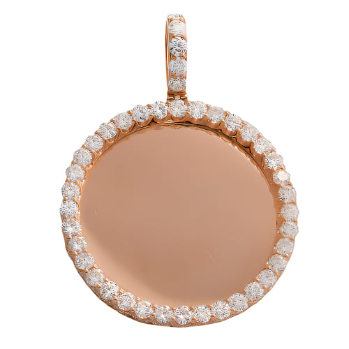 10KR 3.40CTW DIAMOND ROUND MEMORY PENDANT