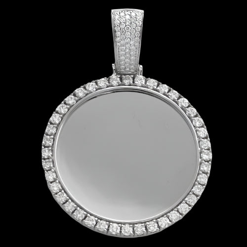 10KW 2.85CTW DIAMOND ROUND MEMORY PENDANT
