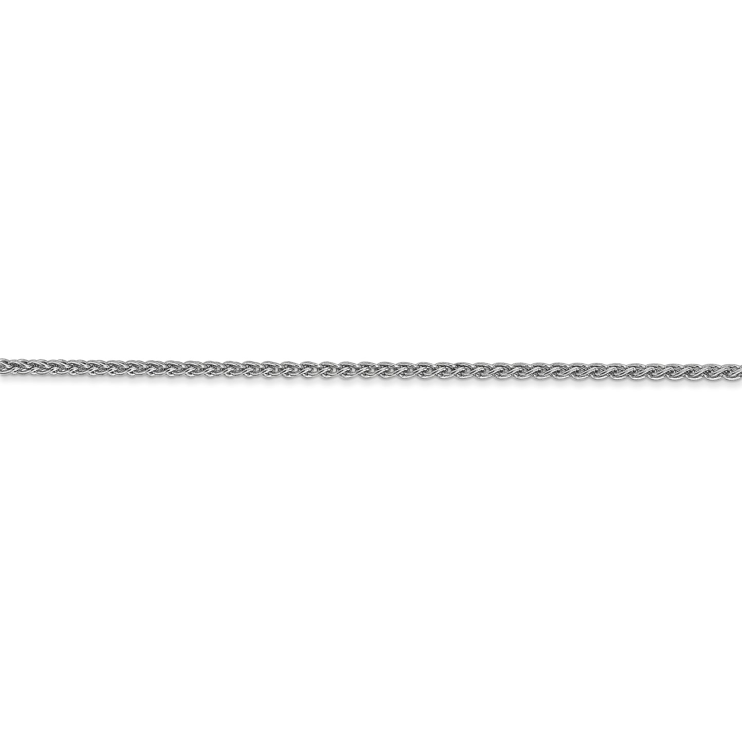 14k WG 1.7mm Spiga Chain