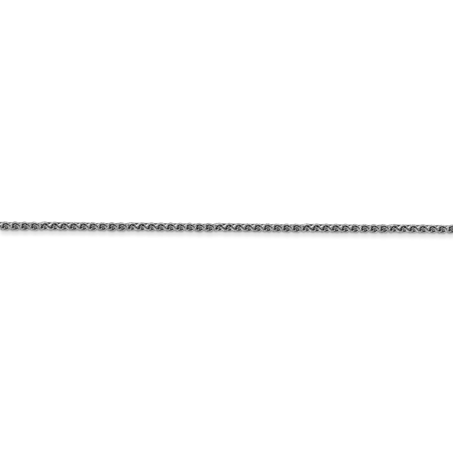 14k WG 1.25mm D/C Spiga Chain
