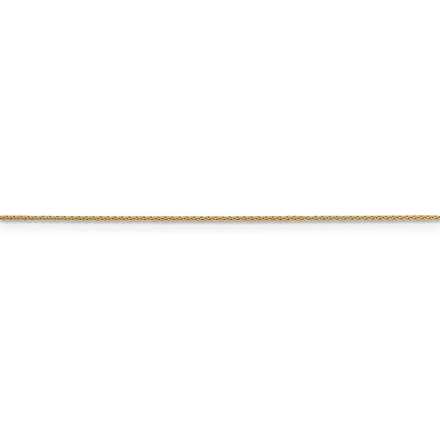 14k .85mm D/C Spiga with Lobster Clasp Chain