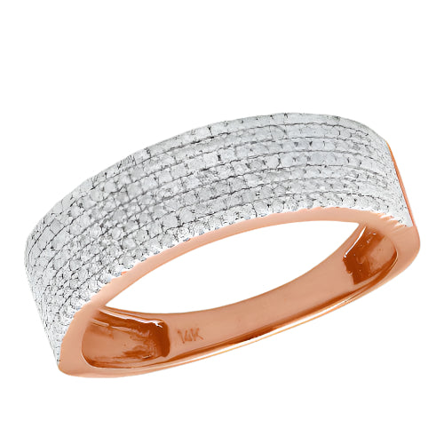 14KR 0.35CTW DIAMOND DESIGNER BAND