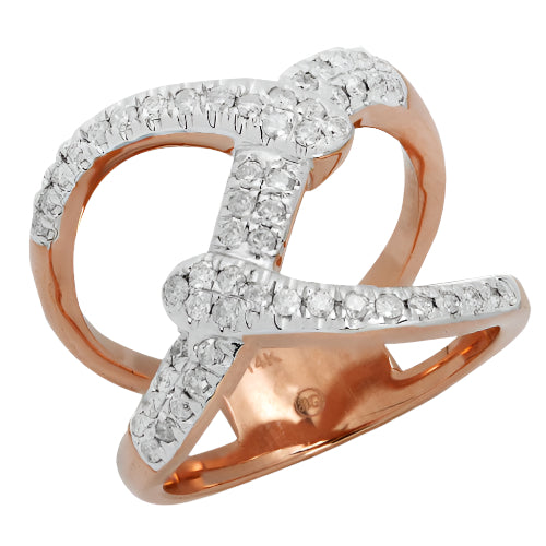 14KR 0.60CTW DIAMOND DESIGNER RING