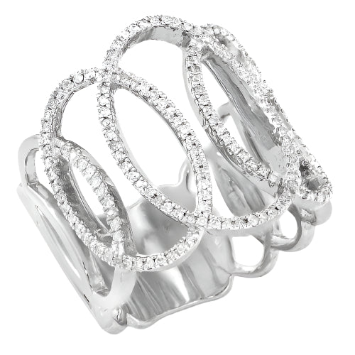 14KW 0.40CTW DIAMOND DESIGNER RING