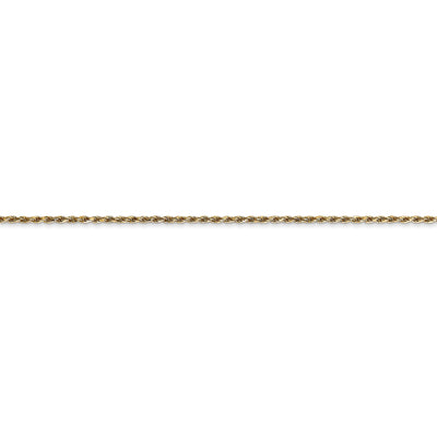 14k 1.15mm D/C Machine-made Rope Chain