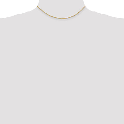 14k 1.50mm Regular Rope Chain