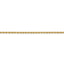 14k 1.75mm D/C Rope with Lobster Clasp Chain