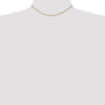 14k 2mm Regular Rope Chain