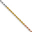 14k Tri-Color 1.75mm D/C Rope Chain
