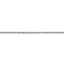14k White Gold 1.75mm D/C Rope with Lobster Clasp Chain