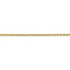 14k 2mm D/C Rope with Lobster Clasp Chain