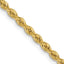 14k 2.5mm Regular Rope Chain