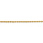 14k 2.75mm Diamond-cut Rope with Lobster Clasp Chain