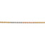 14k Tri-Color 2.9mm D/C Rope Chain