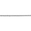 14k White Gold 2.75mm D/C Rope with Lobster Clasp Chain