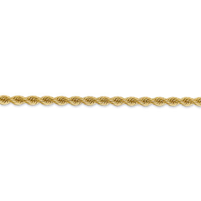 14k 3.65mm Regular Rope Chain