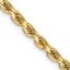 14K 3.75mm D/C Rope with Lobster Clasp Chain