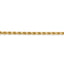 14k 4mm D/C Rope with Lobster Clasp Chain