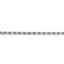 14k White Gold 4mm D/C Rope with Lobster Clasp Chain
