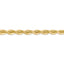 14K 7mm  D/C Rope with Fancy Lobster Clasp Chain