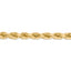 14K 8mm  D/C Rope with Fancy Lobster Clasp Chain