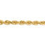 14K 10mm  D/C Rope with Fancy Lobster Clasp Chain