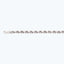 14K 10MM WHITE GOLD SOLID DC ROPE 30" CHAIN NECKLACE (AVAILABLE IN LENGTHS 7" - 30")