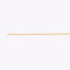 10K 2.5MM YELLOW GOLD HOLLOW CURB 26" CHAIN NECKLACE (AVAILABLE IN LENGTHS 7" - 30")
