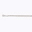 10K 2.5MM WHITE GOLD SOLID DC ROPE 22" CHAIN NECKLACE (AVAILABLE IN LENGTHS 7" - 30")