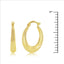 14K Yellow Gold, 20mm Hoop Earrings
