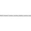 14k WG 2.5mm Semi-Solid Figaro Chain