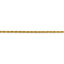14ky 3.0mm Semi-Solid Rope Chain
