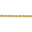 14ky 4.25mm Semi-Solid Rope Chain