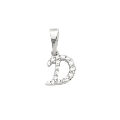 14KW 0.06CTW DIAMOND INITIAL PENDANT