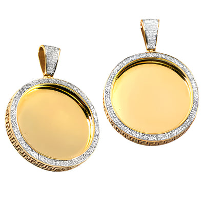 10KY 0.60CTW MICROPAVE DIAMOND MEMORY PENDANT