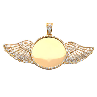 10KY 9.85CTW DIAMOND ROUND SHAPE MEMORY PENDANT