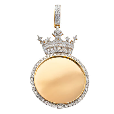 10KY 3.00CTW DIAMOND ROUND MEMORY PENDANT WITH
