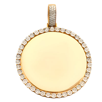 10KY 1.55 CTW DIAMOND ROUND MEMORY PENDANT