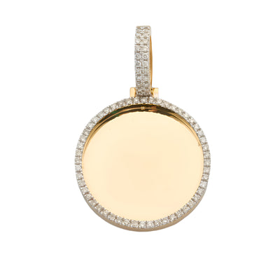 14KY 0.60CTW DIAMOND ROUND MEMORY PENDANT