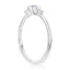 Sterling Silver, Lab-Grown Sapphire & Natural Diamond Ring - (9 Stones)