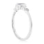 Sterling Silver, Lab-Grown 0.31ct Sapphire & 0.03 Natural Diamond Ring - (17 Stones)