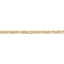 14k 2.75mm Flat Figaro Chain