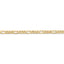 14k 4.75mm Flat Figaro Chain