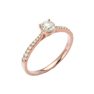 14KR 0.52CTW DIAMOND BRIDAL RING