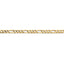 14k 4mm Concave Open Figaro Chain