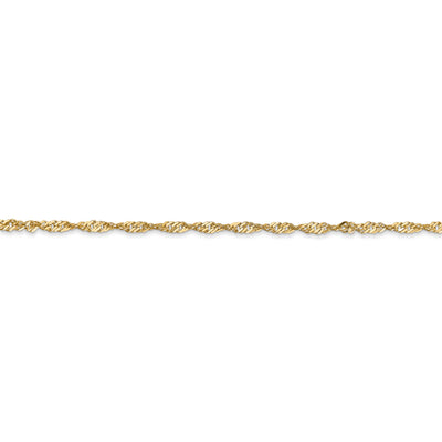 14k 1.70mm Singapore Chain