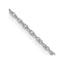 14k WG .8mm Polished Light Baby Rope Chain