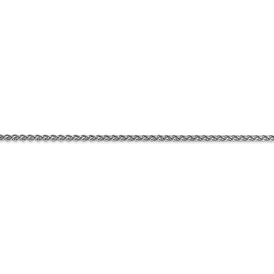 14k WG 2.1mm Spiga Chain