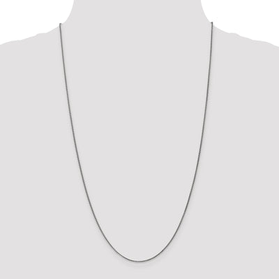 14k WG 1.25mm D/C Spiga Chain